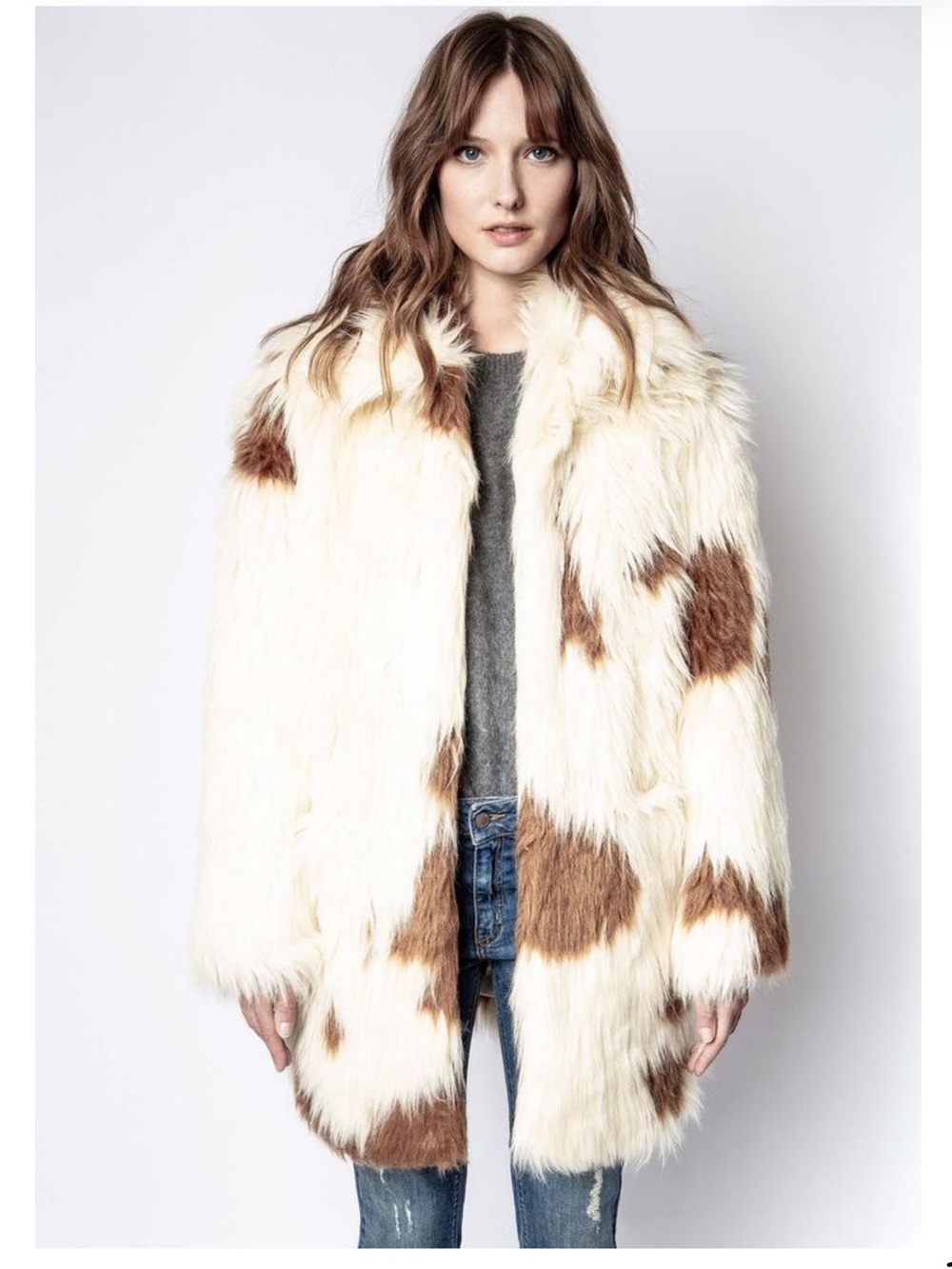 Zadig and Voltaire Fred Tache faux fur S